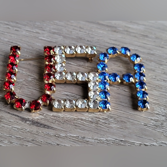 Rhinestone brooch, 🇺🇸 USA - Picture 7 of 7
